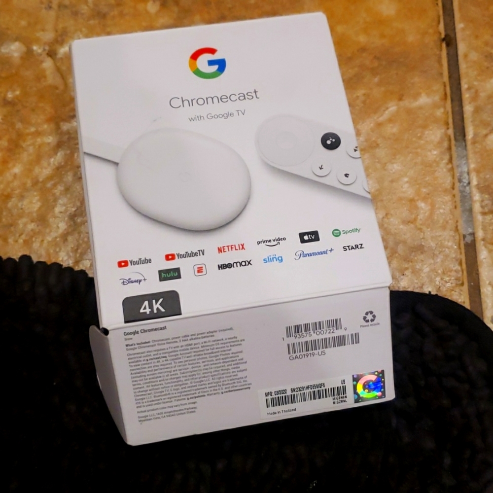 Chromecast 4k Brand new